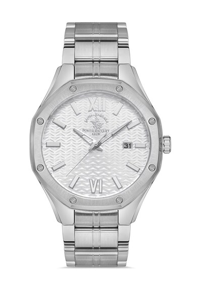 Santa Barbara Polo & Racquet Club Sb.1.10391.1 Men's Wrist Watch with Steel Band