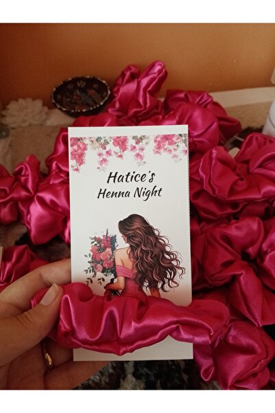 cenka هدية العروس من الساتان الفوشيا هينا هدية لحفلات العزوبية للنساء 20 قطعة