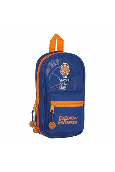 Valencia Basket Rucsac Penar Valencia Basket M847 Albastru Portocaliu 12 x 23 x 5 cm
