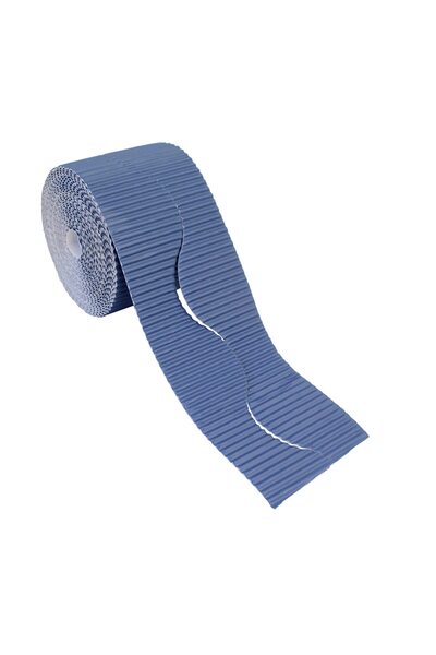 PHINDBOOKS لفافة حدود معدنية زرقاء داكنة (مقاس 10 سم * 7.5 متر)