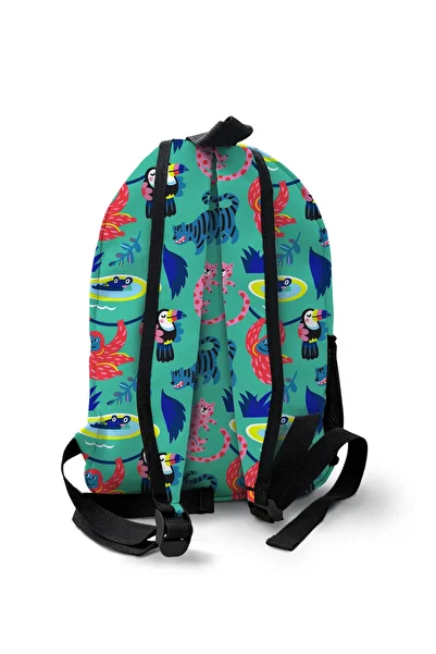 Kokopatik Forest Crazy Patterned School Bag