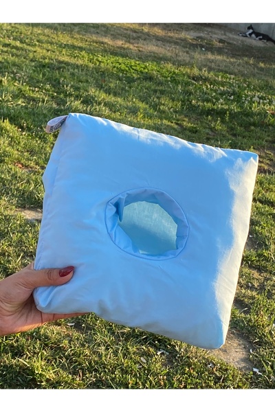 kurukafagift Cotton Fabric Washable Cover Piercing Sleeping Pillow Baby Colors