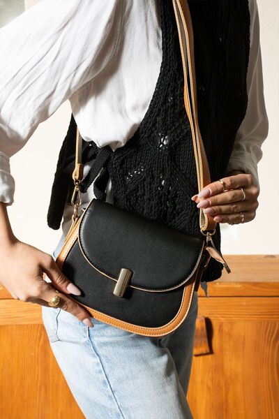 Çanta Trend Lock Detailed Long Strap 4 Compartment Lined Crossbody and Shoulder Bag 712