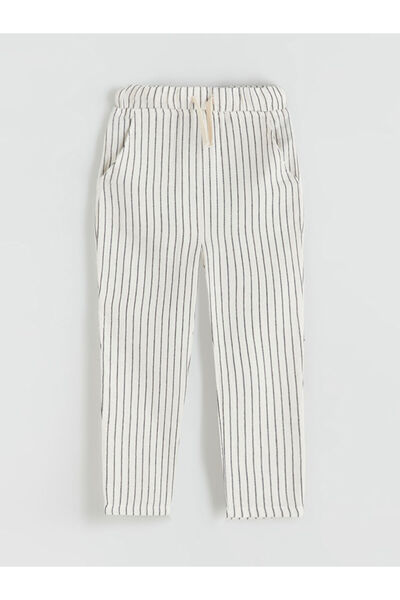 LC Waikiki Shining Selections from Shining Store Striped Boy's Pants with a C...