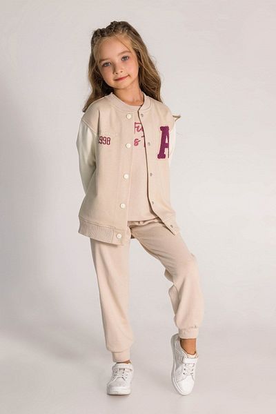 HAUSEkids 4-9 Years Alora College Girl's College Jacket-Latte