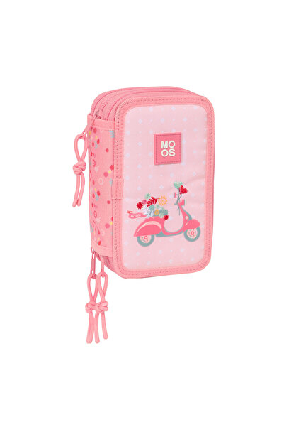 Moos School Case with Accessories Passion Multicolour 12,5 x 19,5 x 5,5 cm 37 Pieces