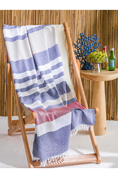 LC Waikiki Rmz Gi̇yi̇m Farkiyla Line Embroidered Peshtamal Towel 90X165 cm