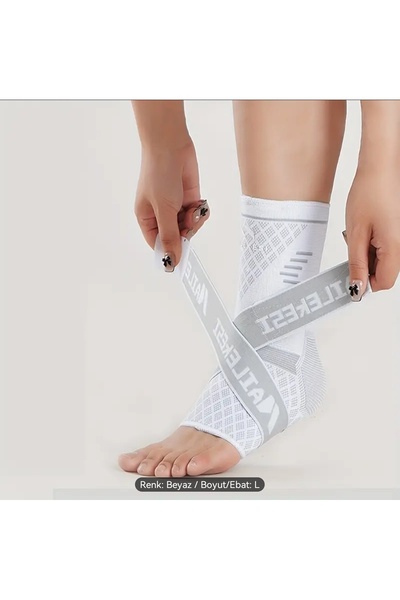 ORGANICYOU DUON Unisex Nefes Alabilen Ayak Bileği Desteği Bandı,Yüksek Esnekl...