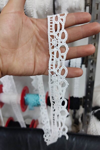 DUAYEN Güpür Dantel mitralyöz Kenar Desen 1 metre