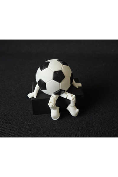 Mescolare Masaüstü Futbol Topu Figürü - Dekoratif ve Eğlenceli Biblo Figür He...