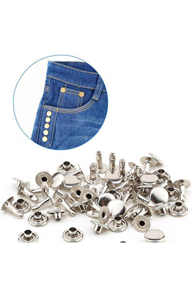 YF STORE 7 mm Metal Rivet 100 Takım