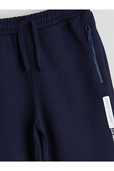 LC Waikiki LCW KidsLacivert Beli Lastikli Erkek Çocuk Jogger Eşofman Altı