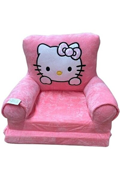 Hello Kitty Extensible and soft armchair for children, Hello Kitty, pink, 80x45x40cm