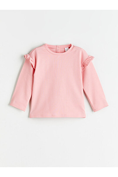 LC Waikiki Mercan Basic Girl's Sweatshirt and Sweatpants Set of 2
