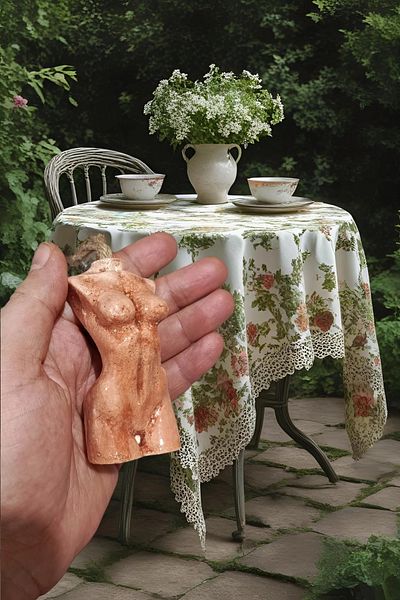N NOXXO Decorative Concrete Tablecloth Weight |   Table Cloth Holder Venus Model 120 Gr 1 Pcs
