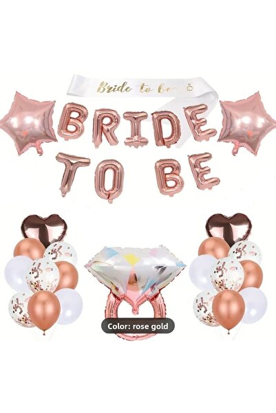 DÜVENCİ TİCARET Set de baloane pentru sărbătoarea vederei de la mireasă / pen...