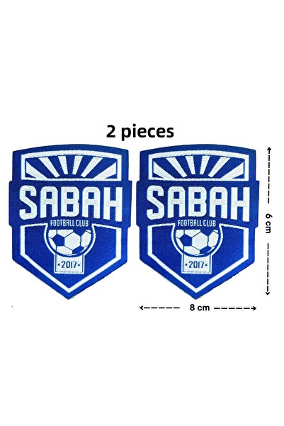 Megas Etiket Iron-On "Sabah FK" Azerbaijan Football Team Woven Crest/Patch