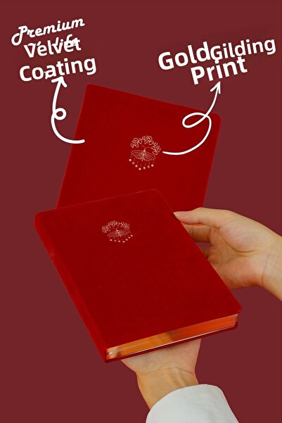 Victoria's Journals 96 Sheets A5 160 Gr. Striped Bujo Suede Notebook