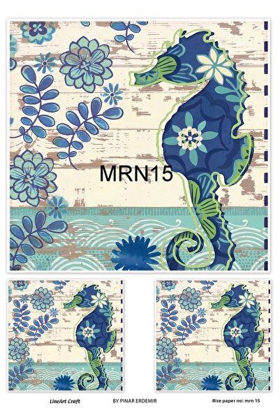 LİNEART Brass Decopage Paper - Mrn15 No: 29X42Cm