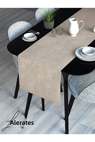 Lalezar Culoare gri deschis cu efect de catifea Aura Series Runner 40 X 140