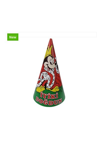 MFM Καπέλο από χαρτόνι Μίκυ Μάους 8 τεμάχια