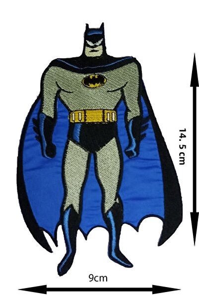 REMSATİC Iron-Stick Arma - Patch - Batman (BIG) Model (9CM X 14,5CM)