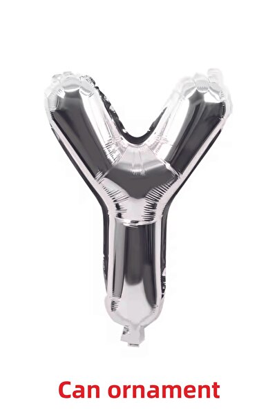 Cansüs 100cm 40 Inch Silver Letter Foil Balloon