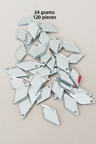 Royaleks Oya Abiye Brățară Colier Plexi Plastic Metalic Paiete Culoare Argint...