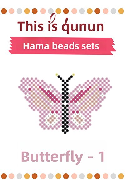 BibuPunch Pink Baby Hama Bead Set