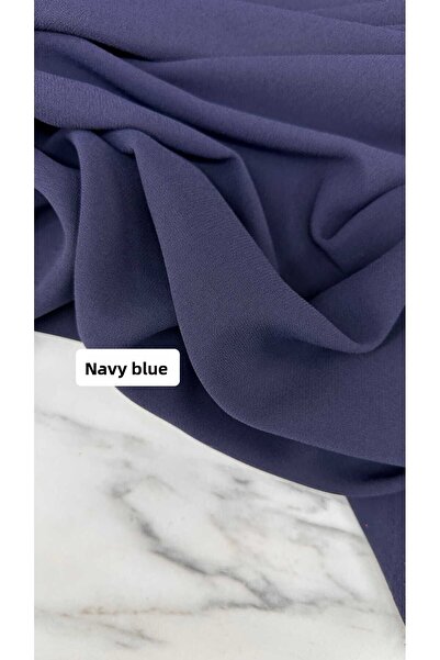 ipekkumaş Navy Blue Imported Rubi Crepe Dress Skirt Abaya Pants Our Stock by ...