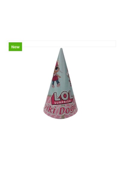 MFM 8 قطع قبعة من الورق المقوى ذات طابع Lol