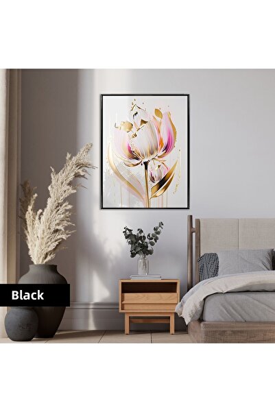 Harikabirev HARİKABİREV | MODEL ABSTRACT LALE (GOLDROSE) 2 | TABLA DE STICLA ...