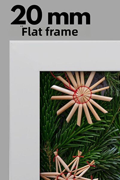 CreaWitch 20Mm-35X50 cm Clear Pvc Matte Photo Puzzle - Without Glass, Document Frame Horizontal Vertical Set of 20