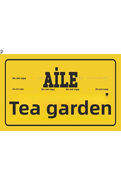 Hayat Poster grădina de ceai de familie semnături amuzante decorarea casei pi...