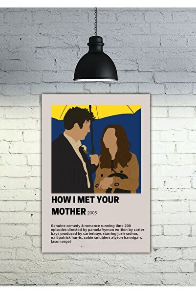 icase „Как се запознах с майка ви“ – Декоративна концепция, картина, MDF печат