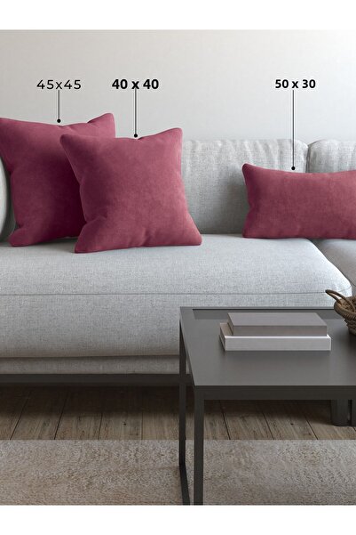 Demor Home Soft Series Levănțică roz aruncă pernă, față de pernă