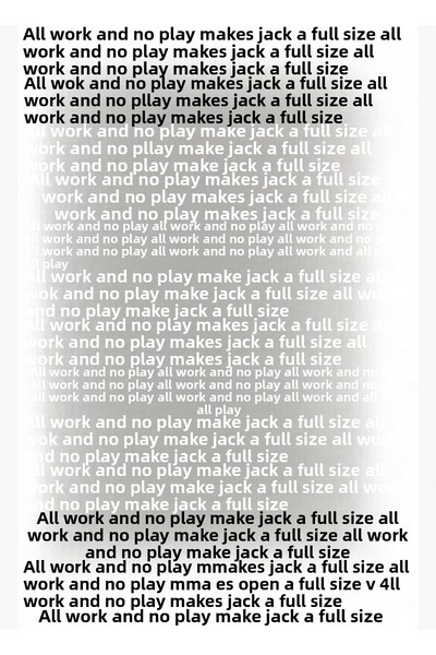 Universal Toată munca și fără joacă îl face pe Jack un băiat plictisit Poster...