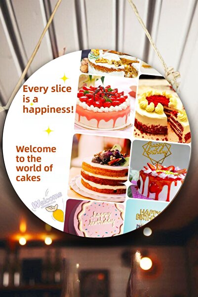 Nod Κατάστημα ζαχαροπλαστικής Τοίχος, Πόρτα, Πίνακας κρεμαστής μονής όψης, Στολίδι κατάστημα ζαχαροπλαστικής