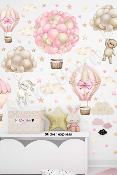 Sticker Ekspres Set de autocolante de perete pentru cameră pentru copii, aven...