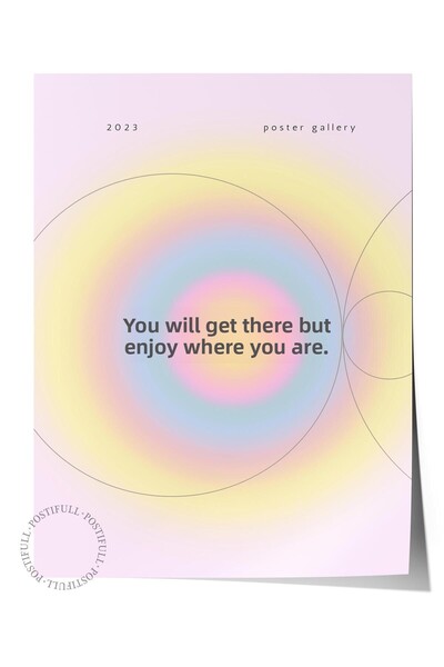 Postifull Aura Series NO:212 - Έγχρωμη αφίσα χωρίς πλαίσιο, "Δεν επιλέγω, απο...