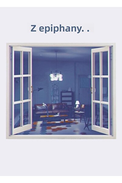 Universal Bts Epiphany - Ξύλινη Αφίσα με Θέμα το Ανοιγμένο Παράθυρο, Διακοσμη...