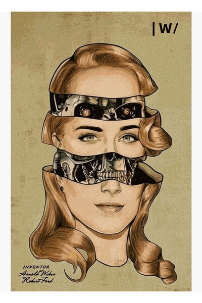 Universal Dolores din Westworld - Operă de artă robotizată SF, Poster decorat...