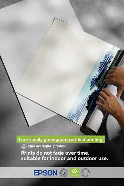 Postifull Black Framed Poster, Sea Umbrellas, Photo, Blue Color Poster, 2025 Summer Selection, No:109635