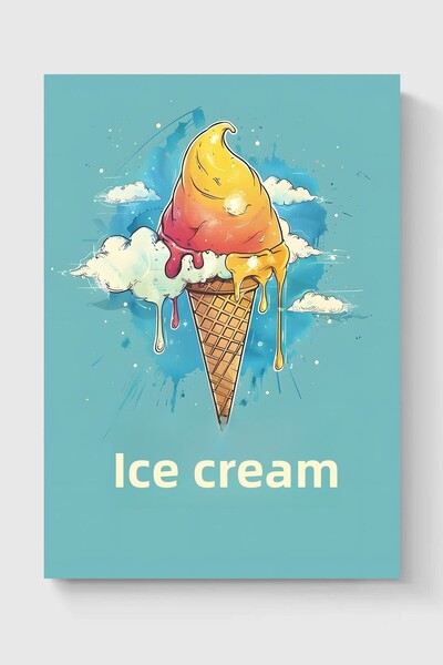 Luna Marissa Αφίσα παγωτού χωρίς πλαίσιο Αφίσα τοίχου