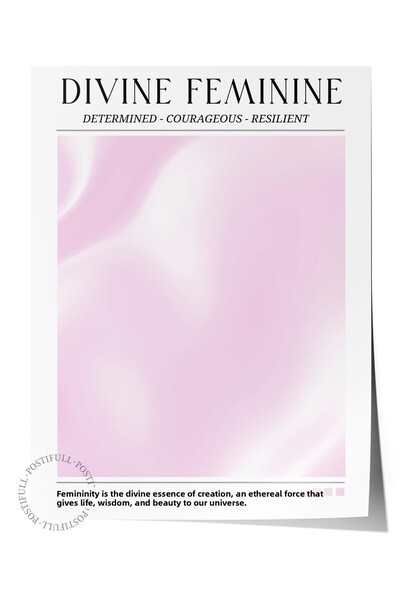 Postifull Aura Series NO:206 - Divine Feminine Pepe, Angel Number, Έγχρωμη αφ...