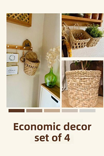 afralya home منتجات الخوص-منتجات الخيزران-منتجات الروطان-وعاء الخبز-سلة ديكور...