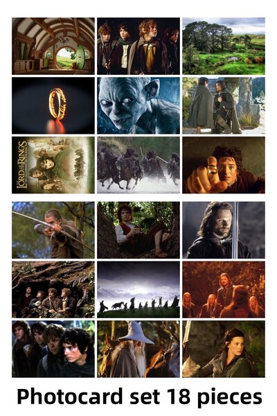 PrimeShoping مجموعة بطاقات الصور The Lord Of The Rings