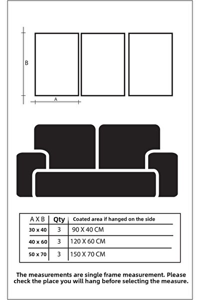 Linacci Set de tablouri cu cadru metalic alb triplu, gri crem, negru, cu sticlă