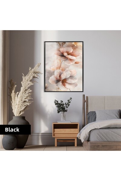 Harikabirev HARİKABİREV | MODEL DE FLORI DE CULOARE ROZ PULBERĂ | TABLA DE ST...