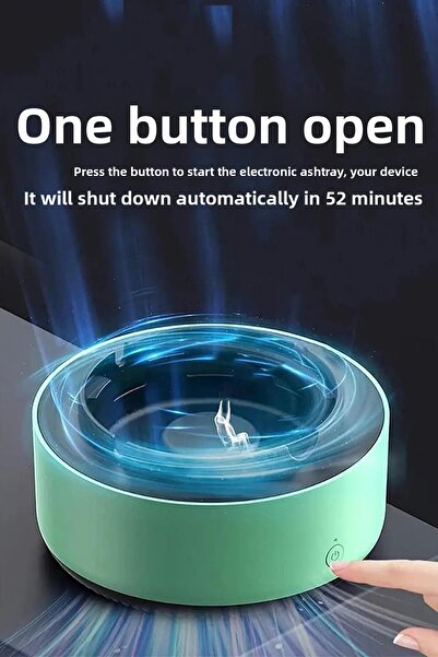 SEBURAM Έξυπνο τασάκι καπνού με φίλτρο άοσμο τασάκι οικιακού γραφείου Ανοσμακτικό τασάκι αυτοκινήτου